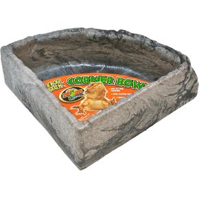 Zoo Med KB-40 Reptile Rock Corner Water Dish Large