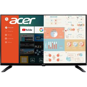 Acer DA320Q bemiiix 31.5” HD (1366 x 768) VA Smart Monitor | Streaming TV (Tuner-Free), Netflix, YouTube & More | Wi-Fi 5 | BT 5.0 | 3 x HDMI 1.4, 1 x S/PDIF, 1 x CVBS, 2 x USB 2.0 & 1 x RJ-45