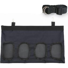 حقيبة تبن خنزير غينيا حقيبة تغذية أرنب حقيبة تغذية قش الحيوانات الصغيرة حقيبة تغذية معلقة مع 4 فتحات لتخزين قش خنزير غينيا وأرنب الهامستر in Kuwait