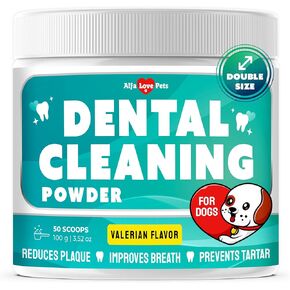 Dental Cleaning Powder ✿ Plaque Off Powder Dog ✿ Dog Teeth Cleaning Powder ✿ Plaque Remover for Teeth Dog ✿ Dog Dental Powder ✿ Dental Powder for Dogs Teeth ✿ Dog Tartar Remover for Teeth ✿ 100 G