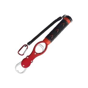 40 Ib/18KG Stainless Steel Fishing Gripper Professional Fishing Lip Grabber Tool, Professional Fishing Lip Gripper Tool Kit for Men, Fish Control Tackle. (Blue)
