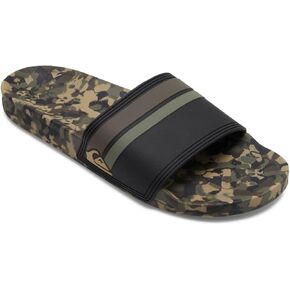 Quiksilver Men's Rivi Wordmark Slide Sandal
