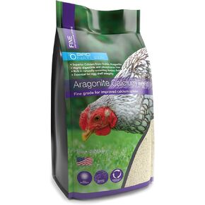 Aragonite Chicken Calcium Feed FINE for Strong eggshells and Gizzard Health