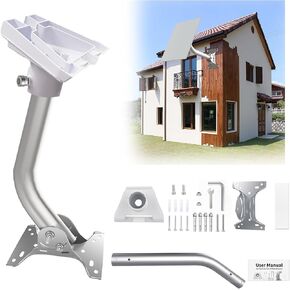 Starlink Gen 3 Mount Base,Starlink Gen3,V3 Internet Satellite Stainless Steel Roof Mounting Bracket Kit Accessories,Three Installation Methods:Roof,Wall,RV,88° Free Adjustment Receive Signal