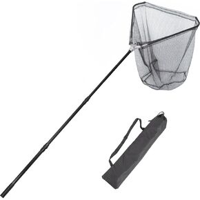 Retractable Long Landing Net - 83" Large Fishing Net Telescoping Handle, 26" Deep. with Waterproof Storage Bag