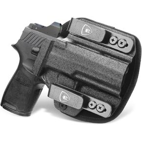 WARRIORLAND IWB Hybrid Kydex&Nylon Gun Holster for Sig Sauer P320 Fullsize M17,Optics Cut Pistol Holster,Concealed Carry Holster,Right Hand
