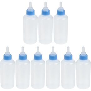 FRCOLOR 9 Pcs Pet Bottle Kitten Feeding Bottle Dog Nursing Bottles Baby Feeder Dog Milk Bottles Kittens Nursing Bottle Pet Feeder Squirrel Feeder Puppy Milk Bottle Lamb Household The Pet