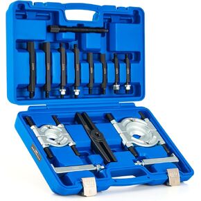 OMT Bearing Puller Set, 5 Ton Capacity Bearing Separator, Pinion Wheel Bearing Removal Kit with 2" and 3" Jaws, Wheel Hub Axle Puller Set, Heavy Duty Bearing Splitter Tool Kit with Case