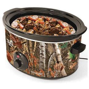 Open Country SC-8017 Slow Cooker, 8 quart, Woodland Birch Camo