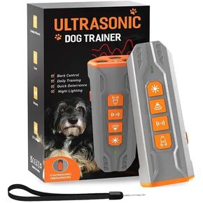 2024 Dog Bark Control Device, Ultrasonic Professional Anti Barking Device - No Need Yell or swat, Point to The Dog, Indoor, Outdoor Dog Daily Training, 3X More Effective Than bark Collar.