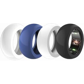 BO&DQQ 4 Pack Smart Ring Protector Cover Compatible with Oura Ring Gen3/ULTRAHUMAN Ring AIR/RingConn, Thin Soft Silicone Case Accessories Men Women