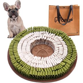 POPUPJOYS Snuffle Mat for Dogs, Interactive Puzzle Toy, Washable Indestructible Feeding Mat for Foraging Game Mental Stimulation Sniffing, Pet Enrichment Toys for Small Medium Large Dogs