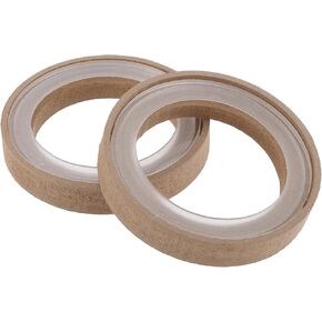 2 Set Universal Speaker Spacer Ring Tweeter Speaker Spacer Adator Waterproof for 4.59" with Acrylic Washers Brown Wood