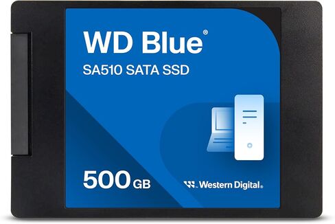 Western Digital 250GB WD Blue SA510 SATA Internal Solid State Drive SSD - SATA III 6 Gb/s, 2.5"/7mm, Up to 555 MB/s - WDS250G3B0A in Saudi Arabia