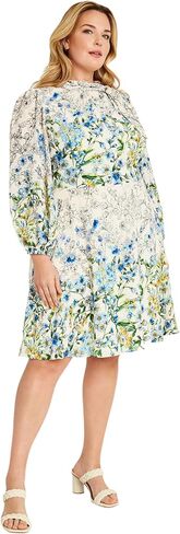 Maggy London Women's Long Sleeve Dress with Mock Neck with Tie in Saudi Arabia