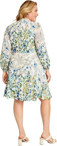 Maggy London Women's Long Sleeve Dress with Mock Neck with Tie in Saudi Arabia