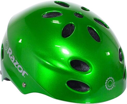 Razor V-12 Multi-Sport Helmet - CPSC Approved Kid’s Helmet with Adjustable Strap - Lightweight Kid’s Bike Helmet with Foam Padding for ‎Cycling & Skateboarding in Saudi Arabia