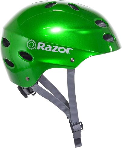 Razor V-12 Multi-Sport Helmet - CPSC Approved Kid’s Helmet with Adjustable Strap - Lightweight Kid’s Bike Helmet with Foam Padding for ‎Cycling & Skateboarding in Saudi Arabia
