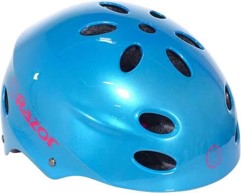 Razor V-12 Multi-Sport Helmet - CPSC Approved Kid’s Helmet with Adjustable Strap - Lightweight Kid’s Bike Helmet with Foam Padding for ‎Cycling & Skateboarding in Saudi Arabia