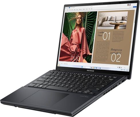 ASUS Zenbook Duo 2 في 1 كمبيوتر محمول مزدوج 14 بوصة OLED 3K 120 هرتز شاشة تعمل باللمس (Intel Ultra 9-185H، 32 جيجابايت LPDDR5X، 1 تيرابايت SSD، Intel Arc، Backlit KB، 2 Thunderbolt 4، قلم نشط، WiFi 6E، Win11P) مع موزع USB DKZ in Kuwait