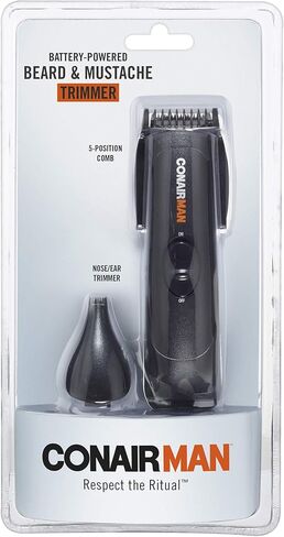 Conair Battery Operated Beard and Mustache Trimmer for Men in Saudi Arabia