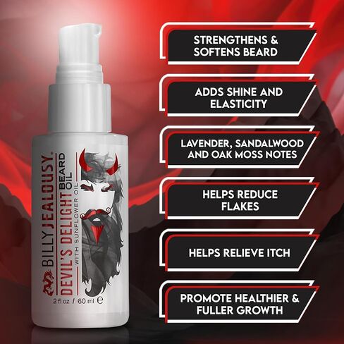 Billy Jealousy USA Beard Oil With Jojoba, Avocado and Sunflower Oil, 2 Fl Oz in Saudi Arabia