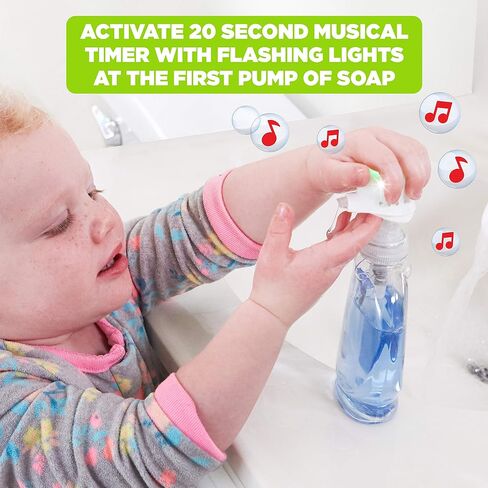 Ginsey Baby Shark Soap Pump Musical Handwash Timer, Blue in Saudi Arabia
