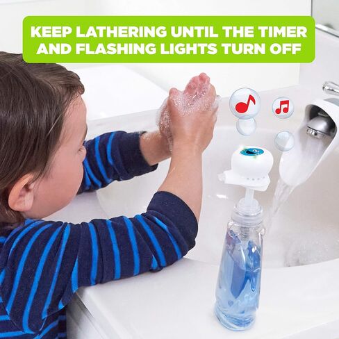 Ginsey Baby Shark Soap Pump Musical Handwash Timer, Blue in Saudi Arabia