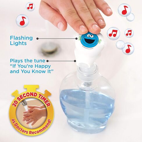 Ginsey Baby Shark Soap Pump Musical Handwash Timer, Blue in Saudi Arabia