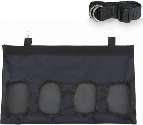 حقيبة تبن خنزير غينيا حقيبة تغذية أرنب حقيبة تغذية قش الحيوانات الصغيرة حقيبة تغذية معلقة مع 4 فتحات لتخزين قش خنزير غينيا وأرنب الهامستر in Kuwait