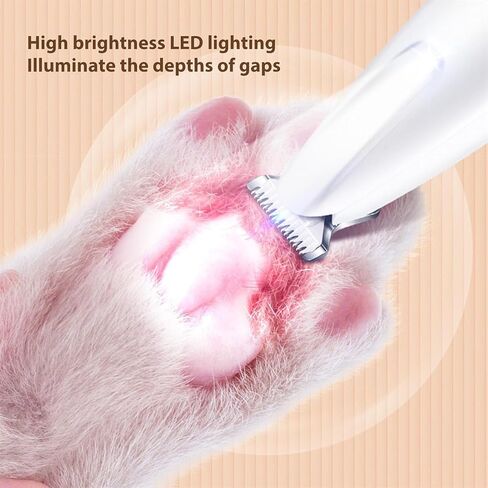 Pet MicroPrecision Trimmer, Paw Trimmer, Dog Clippers for Grooming, 2024 Newest Multifunctional Pet Hair Clippers Waterproof Rechargeable with LED Light, pet paw Trimmer for Paws Eyes Ears Face Rump in Saudi Arabia