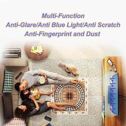 فيلم تلفزيون 50 بوصة مضاد للوهج، واقي شاشة مضاد للوهج 50 بوصة، سدادة وهج للتلفزيون، طبقة غير لامعة، ضوء أزرق، فيلم مضاد للخدش في الهواء الطلق in Kuwait