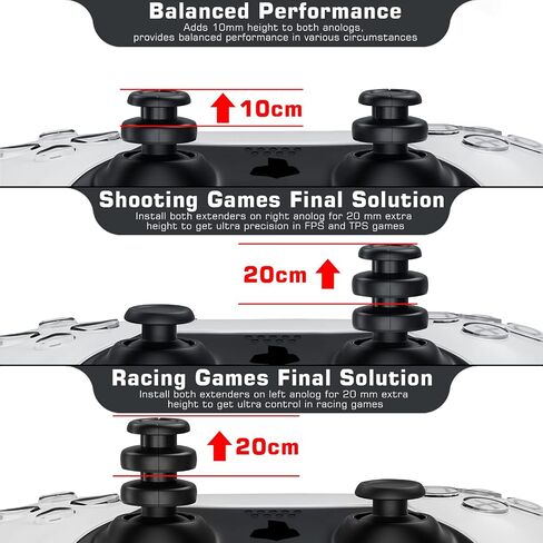 غطاء حماية من السيليكون من PlayRealm وملصق × 1 وعدم السقوط × 2 لوحدة تحكم PS5 (أزرق شبحي) in Saudi Arabia