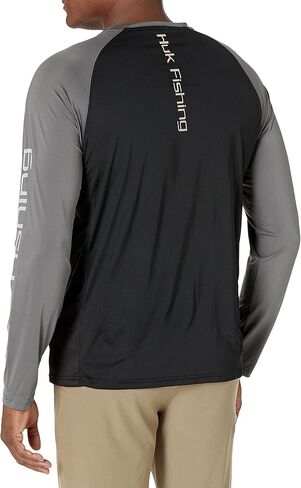 HUK Men's Double Header Long Sleeve | Sun Protecting Fishing Shirt in Saudi Arabia