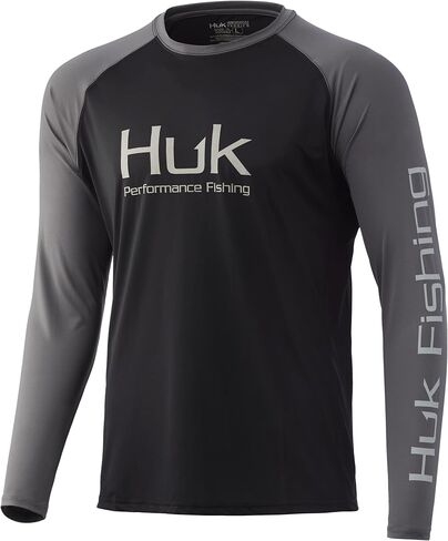 HUK Men's Double Header Long Sleeve | Sun Protecting Fishing Shirt in Saudi Arabia