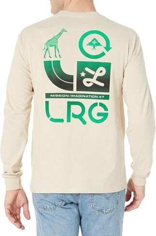 تي شيرت LRG رجالي بأكمام طويلة عليه شعار جرافيك in Kuwait