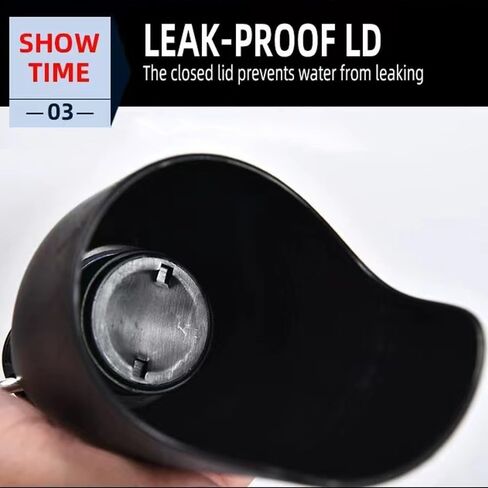 Dog Water Bottle Portable - Lightweight Stainless Steel Portable Dog Water Bottle for Outdoor Pet Hydration, Leak-Proof Travel Dog Water Bottle in Saudi Arabia