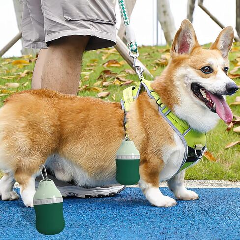 Dog Travel Water Bottle Detachable Bowl Leak Proof Portable ，Silicone Bottle Body，Collapsible and Suitable for Small Pets for Outdoor Walking, Hiking, Travel in Saudi Arabia