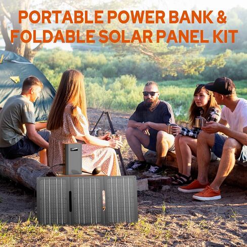 Portable Power Bank with AC Outlet, 65W/110V Portable Laptop Battery Bank, 24000mAh/88.8Wh Mini Power Station External Battery Pack,Backup Power Source for Outdoor Tent Camping Home Office Emergency in Kuwait