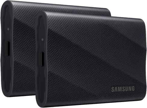 سامسونج MU-PG4T0B T9 4 تيرابايت SSD محمول، USB 3.2 Gen 2x2، أسود (عبوتان) in Saudi Arabia