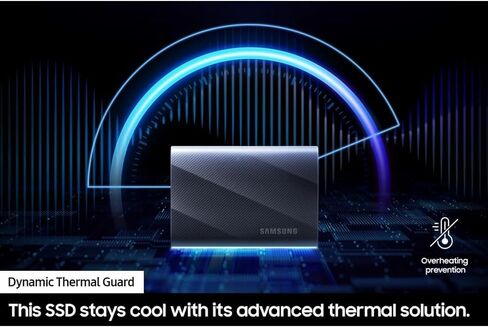 سامسونج MU-PG4T0B T9 4 تيرابايت SSD محمول، USB 3.2 Gen 2x2، أسود (عبوتان) in Saudi Arabia