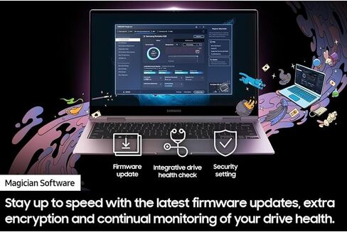 سامسونج MU-PG4T0B T9 4 تيرابايت SSD محمول، USB 3.2 Gen 2x2، أسود (عبوتان) in Saudi Arabia