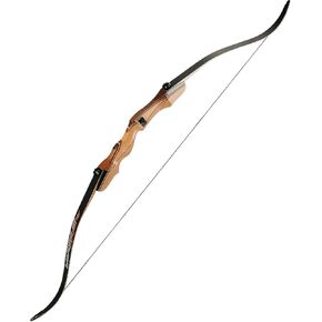 Standard Target Archery for Adult & Youth Beginner, 62 Inch Wooden Takedown Recurve Bow for Training,Hunting, Practice & Competition（20-50lbs）