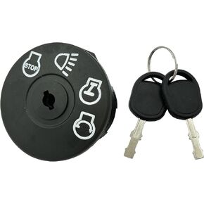 Annolai Lawn Mower Ignition Switch with Key 5 terminals for MTD Craftsman Ariens Bad Boy Zero Turn Lawn Tractor 925-04659 725-04659 John Deere GY00191 Craftsman LT2000 Huskee LT4200 Ignition Switch
