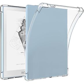 Clear Case for 6" Onyx Boox Go 6/Boox Poke 5/Poke 5S e-Reader - Slim Lightweight TPU Transparent Flexible Soft Back Shell Cover (Clear)