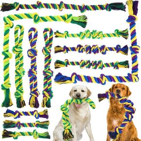 12 حزمة كبيرة من ألعاب مضغ الكلاب للمضغ العدواني للكلاب شديدة التحمل ألعاب حبل للكلاب من القطن الكبير لتنظيف أسنان الكلاب الكبيرة لتنظيف أسنان الكلاب من السلالات المتوسطة والكبيرة in Kuwait