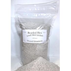 Small Bird Calcium Carbonate - Fine Ground All Natural Limestone - Egg Strength - Pullet, Quail, Pigeon, Parakeet (6 Pound)