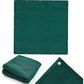 Archery Backstop Heavy Duty Green Archery Back Stop Netting Reinforced Archery Net Accessories, 10 x 10 ft