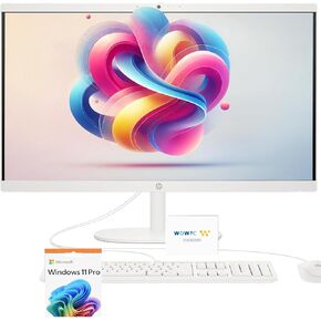 كمبيوتر مكتبي HP All-in-One مقاس 22 بوصة • الإصدار والمظهر الجديد • برنامج Microsoft Office لمدة 12 شهرًا • ذاكرة وصول عشوائي (RAM) سعة 40 جيجابايت • مساحة تخزين 1.5 تيرابايت (1 تيرابايت SSD + 512 جيجابايت خارجي HD) • شاشة FHD • وحدة المعالجة المركزية Int