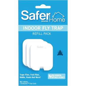 Safer Home SH503 Indoor Plug-In Fly Trap Refill Pack of Glue Cards for SH502 Indoor Fly Trap – 3 Pack